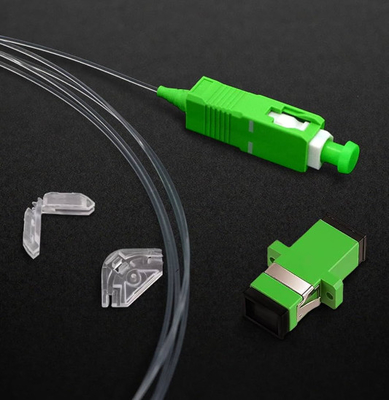 1 Çekirdek Optik Fiber Patch Kablosu LC APC To SC APC 10M Kapalı Görünmez Tek Mod