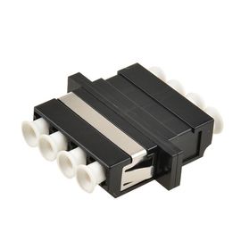SC Konnektörler / Yama Kablosu için Dört Çekirdek Fiber Optik Kablo Adaptörü Siyah Renk