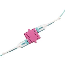 Çekme Tipi UNIBOOT LC Fiber Optik patch kablosu Çok Modlu Çift Yönlü OM3 - 150 LSZH Malzemesi