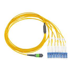 G652D LSZH Tek Modlu Çift Yönlü Fiber Optik Kablo MPO / MTP Gövde Kablosu 8/12/24 Çekirdek