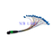 Düşük Ekleme Kaybı MPO Fiber Optik Kablo SM 0.9mm Çap 12 Renk