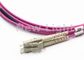 LC UPC - SC UPC Optik Fiber Düzeltme Kablosu Dubleks 2.0 mm PVC OM4 Çok Modlu 50/125