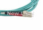 PVC Yeşil Dubleks Optik Fiber Takma Kordonu LC SC OM3 Multimode 50/125 CATV Sistemi için