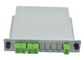 Gri Renk SC APC 1x4 PLC Splitter Kutusu FTTH Sistemleri için Düzlemsel Dalga Klavuzu Tipi