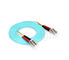 3 Metre SC - SC Çok Modlu Fiber Düzeltme Kablosu Duplex OM2 / OM3 / OM4 50/125 2.0 Kablo