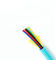 FTTH 12 Fiber Optik Kablo Çok Modlu Özelleştirilmiş Renkli OM3 İç Dağıtım