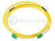 Yeşil LC APC SM G657A2 Fiber Kablo 9 / 125um Kapalı Fiber Optik Yama Kablosu