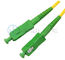 Yeşil Düşük Ekleme Kaybı SC LC Optik Fiber Yama Kablosu