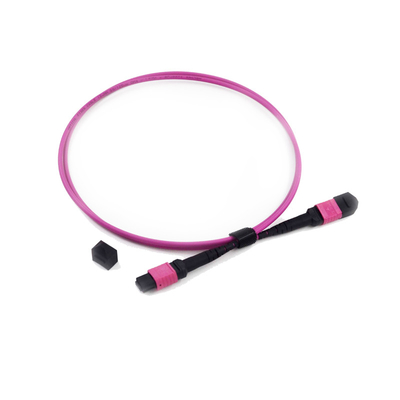 12 Fiber MPO MTP Yama Kablosu Düşük Ekleme Kaybı OM3 PVC 3.0mm OM4 50/125