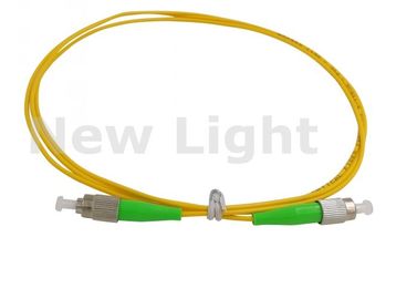 FC / APC - FC / APC Optik Fiber Parça Kablosu Tekli Model 9/125 Simplex PVC Sarı Kablo
