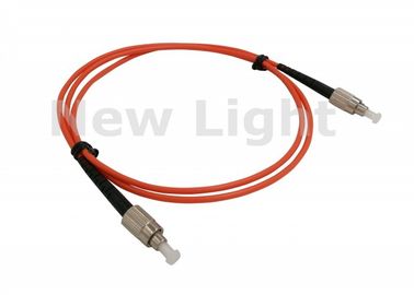 1m 3 ft FC UPC - FC UPC Optik Fiber Parça Kordonu Çift Yönlü 2.0mm PVC, Gigabit Ethernet için