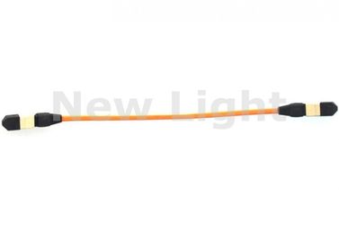 CATV Uygulaması için MPO MPO Fiber Optik Yama Kablosu, 50 / 125um OM2 Fiber Optik Kablosu