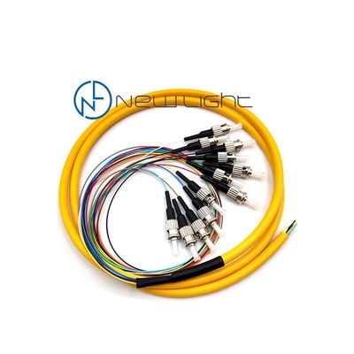 Tek Modlu Fiber Optik Kablo 1m LSZH 0.9mm FC UPC / APC 12 Telli