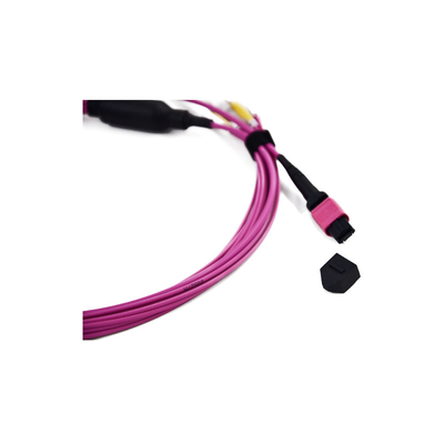 satın al MM / SM 10 GB OM3 MPO'dan LC Fiber Kabloya 0.9mm Fanout Patch Kabloları online manufacture