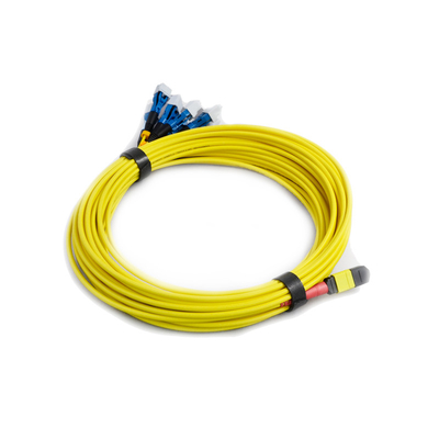 satın al LC Breakout Kablosuna Yüksek Tümleşik MPO 0.9mm Fan Çıkışı Fiber Optik Kablo online manufacture