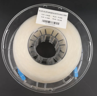 satın al Dayanıklı 2 Fiber Multimode Fiber Patch Cord 300m Kablo Uzunluğu E2000 Bağlantısı online manufacture