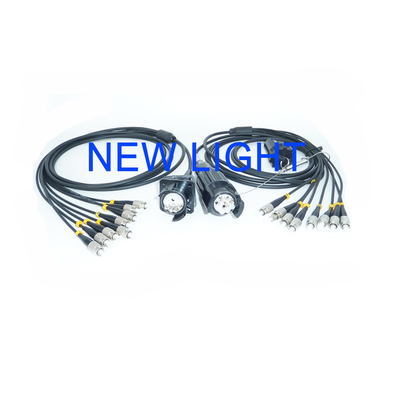 satın al Odc-Odc 4 çekirdek 5mm zırhlı fiber optik yama kablosu FTTA için dış su geçirmez online manufacture