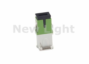 satın al FTTH SC Simplex Adaptör, Menteşeli Toz Kapaklı Fiber Optik Kablo Adaptörü online manufacture