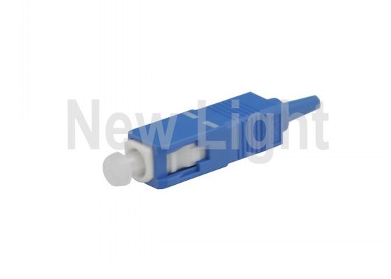 satın al SC Tek modlu fiber optik konektörler geniş alan ağları için düşük yerleştirme kaybı ile 0.9mm çapı 62.5 / 125um online manufacture