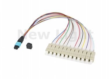 satın al Çok Modlu OM3 MPO MTP Kablosu Depolama Alanı Ağ için 12 Çekirdek / 24 Çekirdek Fiber Kanal online manufacture