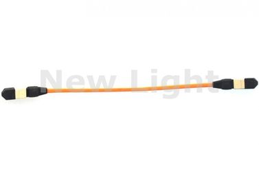satın al CATV Uygulaması için MPO MPO Fiber Optik Yama Kablosu, 50 / 125um OM2 Fiber Optik Kablosu online manufacture