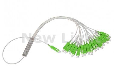 satın al 1 * 16 ABS Siyah Kutusu Optik PLC Splitter / 3.0mm Giriş Kablosu ile Fiber Optik Bağlantı online manufacture