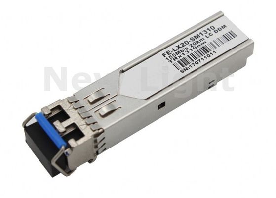 satın al 160km İletim Mesafesi 1550nm Dalga Boyu Tek Modlu SFP Optik Alıcı-Verici Modülü online manufacture