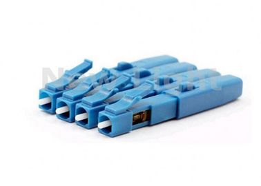 satın al Mavi Fiber Optik Konektörler Gömülü Tip FTTH Tek Modlu Fiber LC Konnektör online manufacture