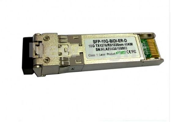 satın al 40km Tek Mod Uygulamaları için LC Bağlantısı ile 10Gb/s SFP+ İki Yönlü Fiber Optik Alıcı online manufacture