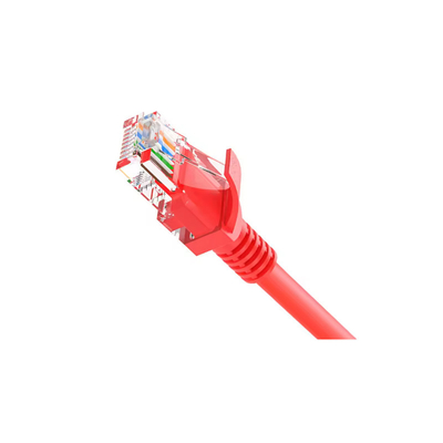 satın al Cat7 Network Patch Cord Double Shielding Gold Plated Bare Copper 24AWG 7/0.20mm Kablo online manufacture