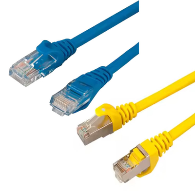 satın al Saf Bakır Çift Kalkanlı Cat6 Ağ Patch Kablosu RoHS Sertifikalı UL ETL FCC Onaylı online manufacture