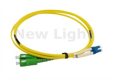 satın al Düşük Ekleme Kaybı SC LC Fiber Optik Kablo, CAT için 3m Fiber Parça Kablosu online manufacture