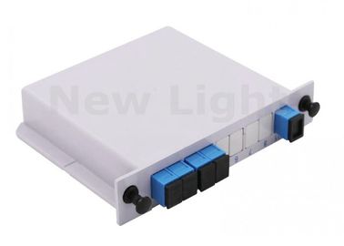 satın al Düzlemsel Dalga Tipi Tip Fiber Optik Bölücü Kutusu SC UPC Konnektörlü 1x4 PLC Bölücü online manufacture