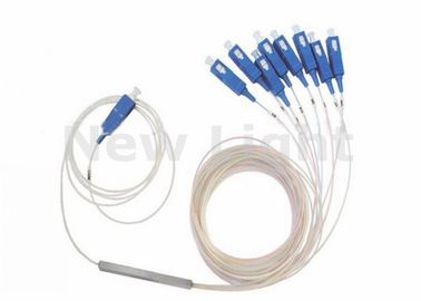 satın al SC UPC 1X8 PLC Tek Modlu Fiber Optik Bağlayıcı Splitter Çelik Boru Tipi FTTH için online manufacture