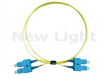 satın al SC SC Fiber Optik Atlama Kablosu Kabloları SM DX 9-125 1.2mm Çapı Veri Test Cihazları için online manufacture