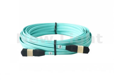 satın al 15 Metre MPO MTP Kablo QMFP / SR Modülü için OM3 12 Kablo Çok Modlu Fiber Optik Kablosu online manufacture