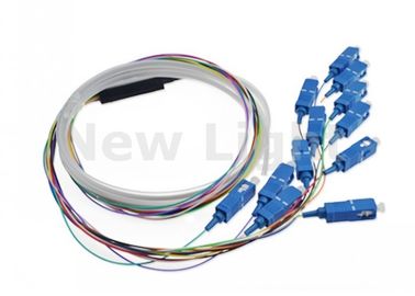 satın al SC UPC Fiber Optik Atlama Kablosu Veri İletim Şebekeleri için 12 Çekirdekli Fiber Pigail 0.9mm online manufacture