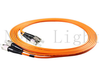 satın al FC - FC Fiber Optik Patch Cord Çok Modlu PVC / LSZH 0.9 / 2.0 / 3.0 Mm online manufacture