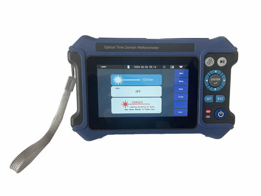 satın al 1310/1550nm Dalga Uzunluğu 100KM Test Mesafesi ve Dokunmatik Ekranlı El OTDR Fiber Optic Tester online manufacture