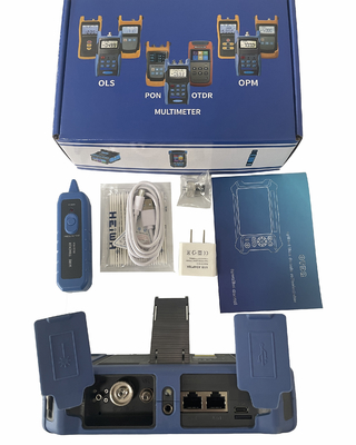 satın al 1310 / 1550nm Mini OTDR Optik Zaman Alanı Reflektometre Dokunmatik Ekran OPM VFL OSL LED online manufacture