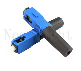 satın al SC/UPC Hızlı Montajlı Fiber Optik Bağlantısı saha montajı için ≤0.3dB ekleme kaybı ile ve Epoxy Yok Poliş Yok online manufacture