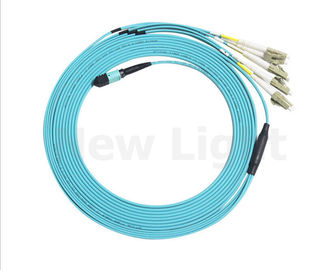 satın al 12 çekirdekli kadın MPO LC Fan dışarı Optik Fiber MPO MTP Kablo Patch Coard online manufacture