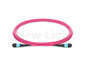 satın al 5M 12 çekirdekli MPO MTP Kablo PVC / LSZH MPO - MPO optik fiber yama kablosu online manufacture