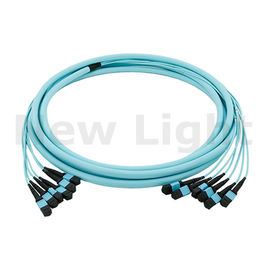 satın al MPO-MPO erkek / kadın fan dışarı MPO MTP kablosu tek modlu fiber optik yama kablosu online manufacture