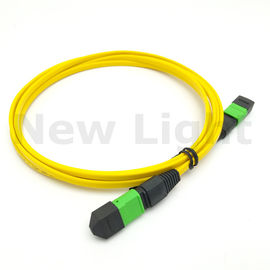 satın al 1 m MTP - MTP erkek / dişi MPO MTP kablosu tek modlu fiber yama kablosu online manufacture