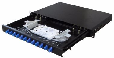 satın al 1U 19 Inç SC Fiber Optik Dağıtım Çerçevesi SC UPC Pigtail Dağıtım Kutusu online manufacture