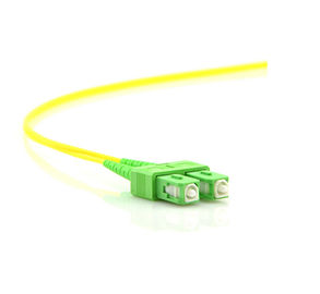satın al Klibi ile SC APC Ücretsiz Logo Optik Fiber Yama Kablosu Tek Mod 2.0 Atlama Kablosu online manufacture