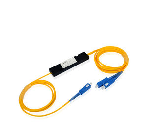 satın al Tek Mod 1 X 2 Fiber Optik Bölücü SC / UPC PLC CATV / FTTX Sistem Uygulaması online manufacture