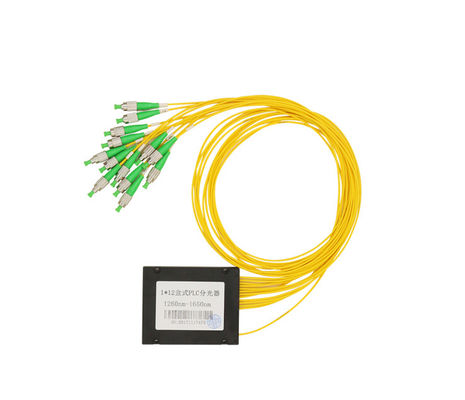 satın al 1X12 FC APC Fiber Optic Splitter, 1260-1650 nm çalışma dalgası ve 3 yıllık garanti online manufacture