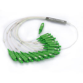 satın al Paslanmaz Mini Fiber Optik Bölücü Tek Modlu 1 X 16/32 SC APC Konnektörler online manufacture